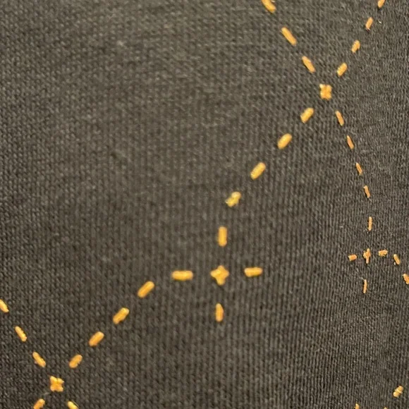 Nike Black Cropped Sweatshirt with Gold Stitching - Picture 3 of 7
